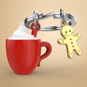 Llavero Taza de Chocolate Caliente