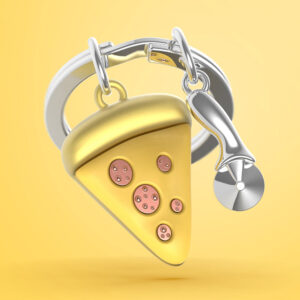 Llavero Porción de Pizza