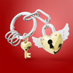 Keycharm Candado del Amor Dorado