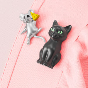 Pin Gato y Ratón